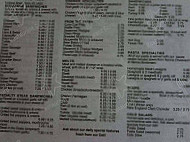 Guy's Submarine Shop menu