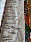 Casero Kitchen Table menu