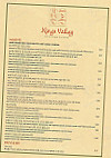 Kings Valley Egyptian Cuisine menu