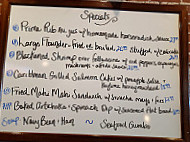 Watermans Grill menu