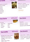 Allo Pizza menu