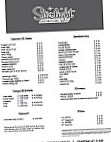 Starlight Grill menu