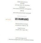 Le Cafe du Commerce menu