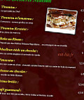 La Faluche menu