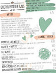 Cactus Kitchen Gals menu