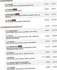 Le Kiosque à Pizzas menu