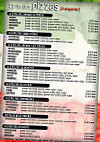 Riviera Pizza menu