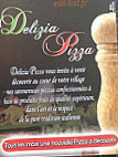 Delizia Pizza menu