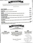 Martone's Italian menu