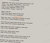 L'ecluse menu