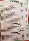 La Pizza menu