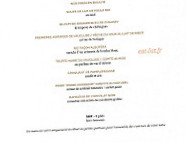 Le Cinq menu