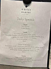 White's Bakery Cafe menu