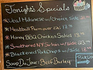 Pizza Pub menu