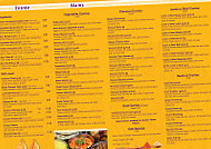 Bombay Bliss menu