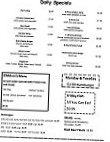 Smelk's Diner menu