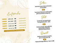 L’Évasion Gourmande menu