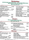Pines Lounge menu
