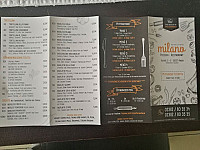 Milano menu