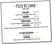 Bella Italia menu