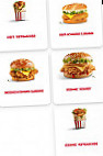 Kfc menu