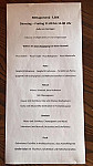 Villa Romantica menu