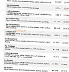 Le Kiosque à Pizzas menu