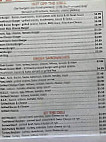 The Camm Cafe menu