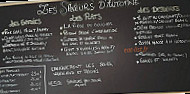 L'Atelier Des Saveurs menu