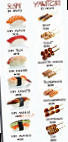 Sushi Dynastie menu