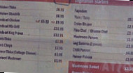 Khana menu