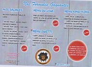 La Creperie Du Singe menu