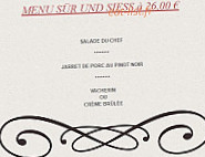 Sur Und Siess menu