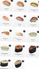 Sushi Yaki World menu