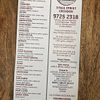 Terra-Rossa Pizza menu