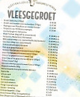 Vleesgegroet menu