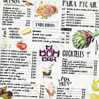 El Aguacero menu