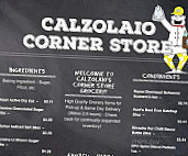 Calzolaio Pasta Co. menu