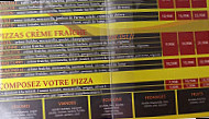 Pizza Soleil menu