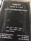 Tinh Lan Alice Vietnamese menu