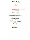 Restaurant des Plantes menu