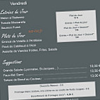 L'égaré menu