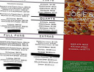 Josie's menu