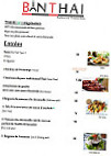 Ban-thai menu