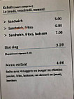 Chez Nini menu