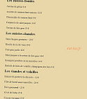 Le Pave Gourmand menu