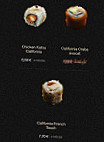 Sushi Shop menu