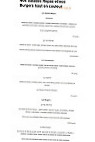 Le Mastroquet menu