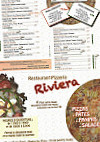 Pizzeria Riviera menu