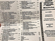 Restaurant Kamin menu